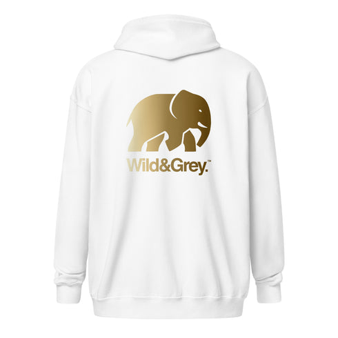 Elephant Conservation - Full Zip Womens Hoodie